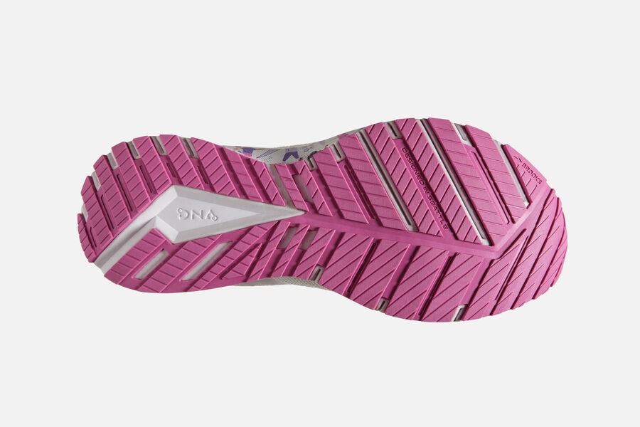 Brooks Revel 4 Road Running Shoes - Womens - White/Pink - LE5679284